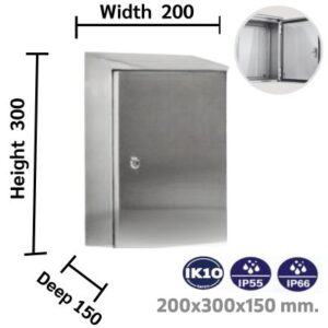 ตู้สแตนเลสกันน้ำขนาด 280x300x150 mm. 26 ขายตู้สแตนเลส