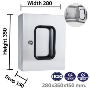 ตู้สแตนเลส 2 ชั้นประตู