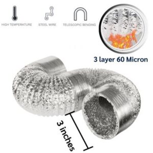 ท่อเฟล็กซ์ร้อยสายไฟ PA 28 ท่ออ่อนอลูมิเนียมฟอยล์