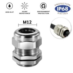 ท่อลมอลูมิเนียมฟอยล์ 23 เคเบิ้ลแกลนสแตนเลส M12