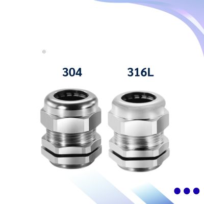 NPT1/2'' เคเบิ้ลแกลนเหล็ก vs ทองเหลือง 3 เคเบิ้ลแกลนสแตนเลส