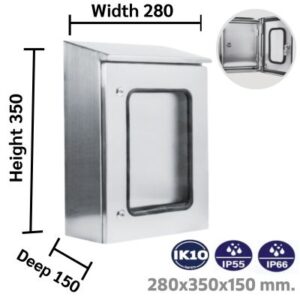 ตู้สแตนเลสฝา 2 ชั้น