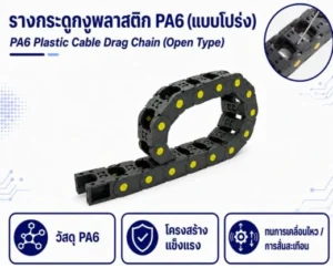 Type18 รางกระดูกงูทึบบนโปร่งล่าง 30 รางกระดูกงูพลาสติก